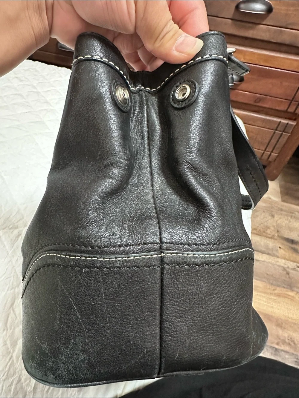 Coach bag tag